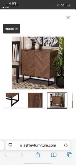 New In Box Baxton Studio Sadia Storage Cabinet