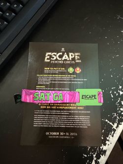 Escape Halloween Saturday GA