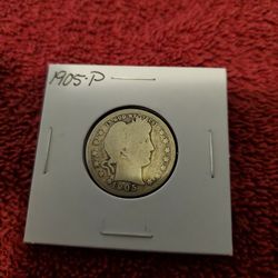 1905 P Barber  Quarter