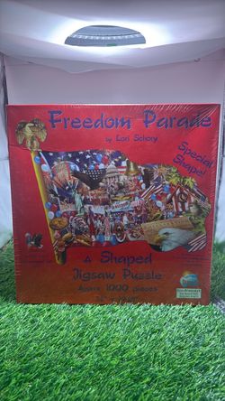 Freedom Parade Special Shape 1000 Pc. Puzzle by Lori Schory