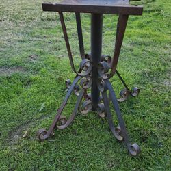 Wrought Iron Patio Table Base