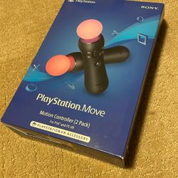 PS4 playstation move controllers