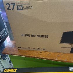 Acer Gaming Monitor New 27” Nitro QG1 Series Brand New 