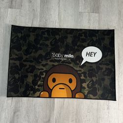 Bape Baby Milo Rug 3FTx2FT Brand New 