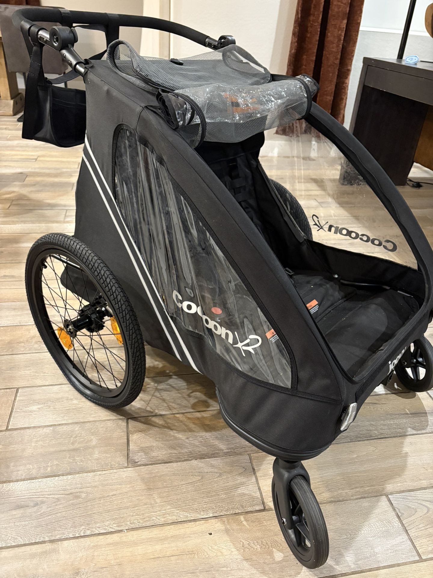 Joovy Cocoon X2 Double Stroller and Bike Trailer