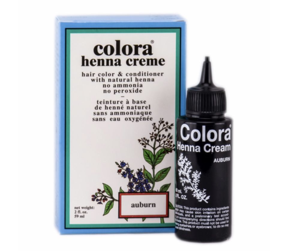 Colora Henna Cream Hair Color And Conditioner Natural Hair Dye Auburn Red New