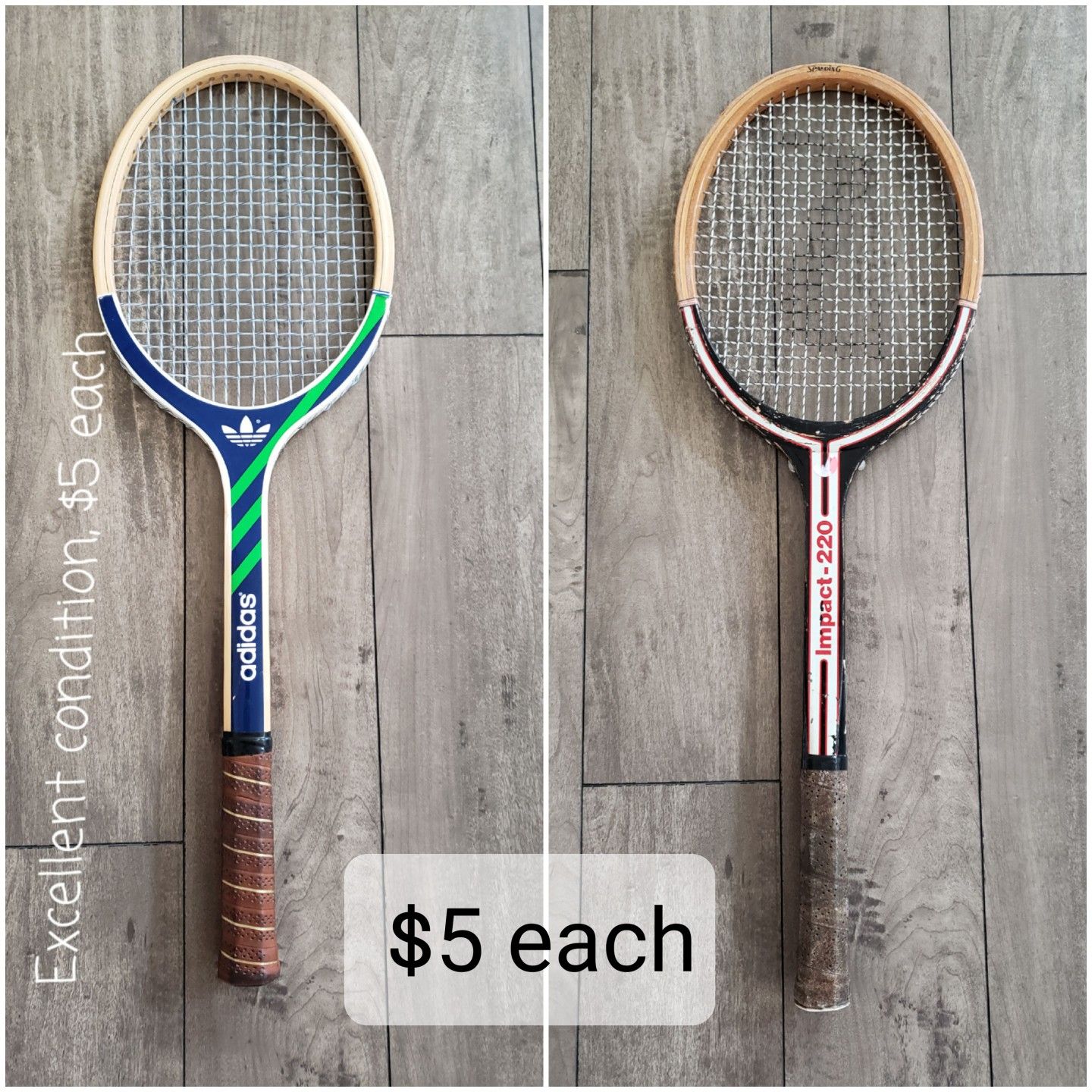 Tennis Rackets, very good condition