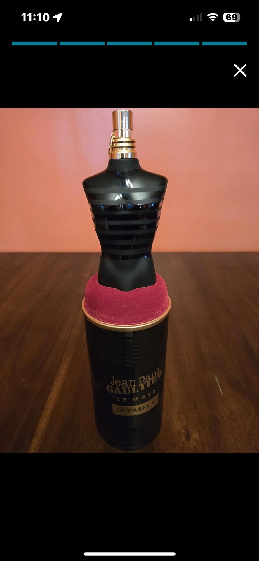 Le Male Le Parfum by Jean Paul Gaultier for Men 4.2 oz Eau de Parfum Intense Spray