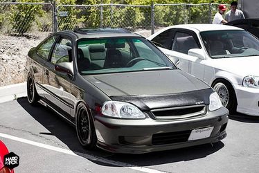 99-00 Civic Em1 OEM HONDA Full Hood Bra Kit.