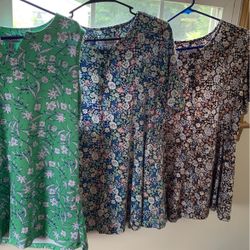 Denim & Co Summer Shirts 