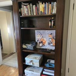 Wood Bookshelf/MahoganyWalnut