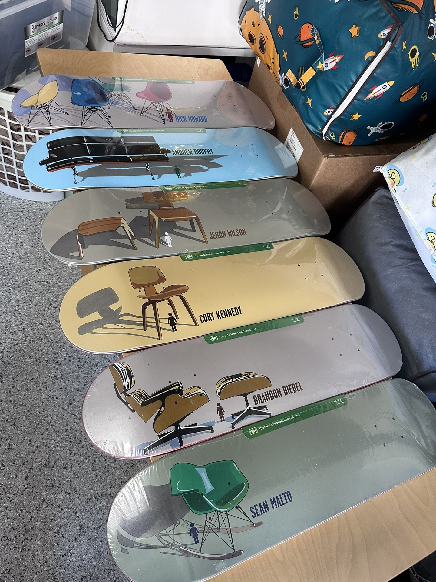 MCM Modernica X Modern Chair Series By Girl Skateboards
