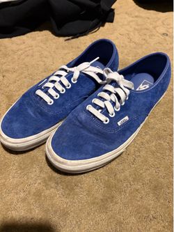 Vans Blue Suede