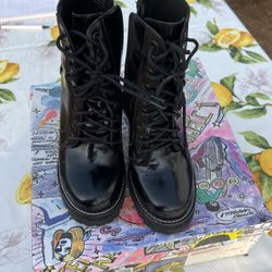 Boots Black Leathers