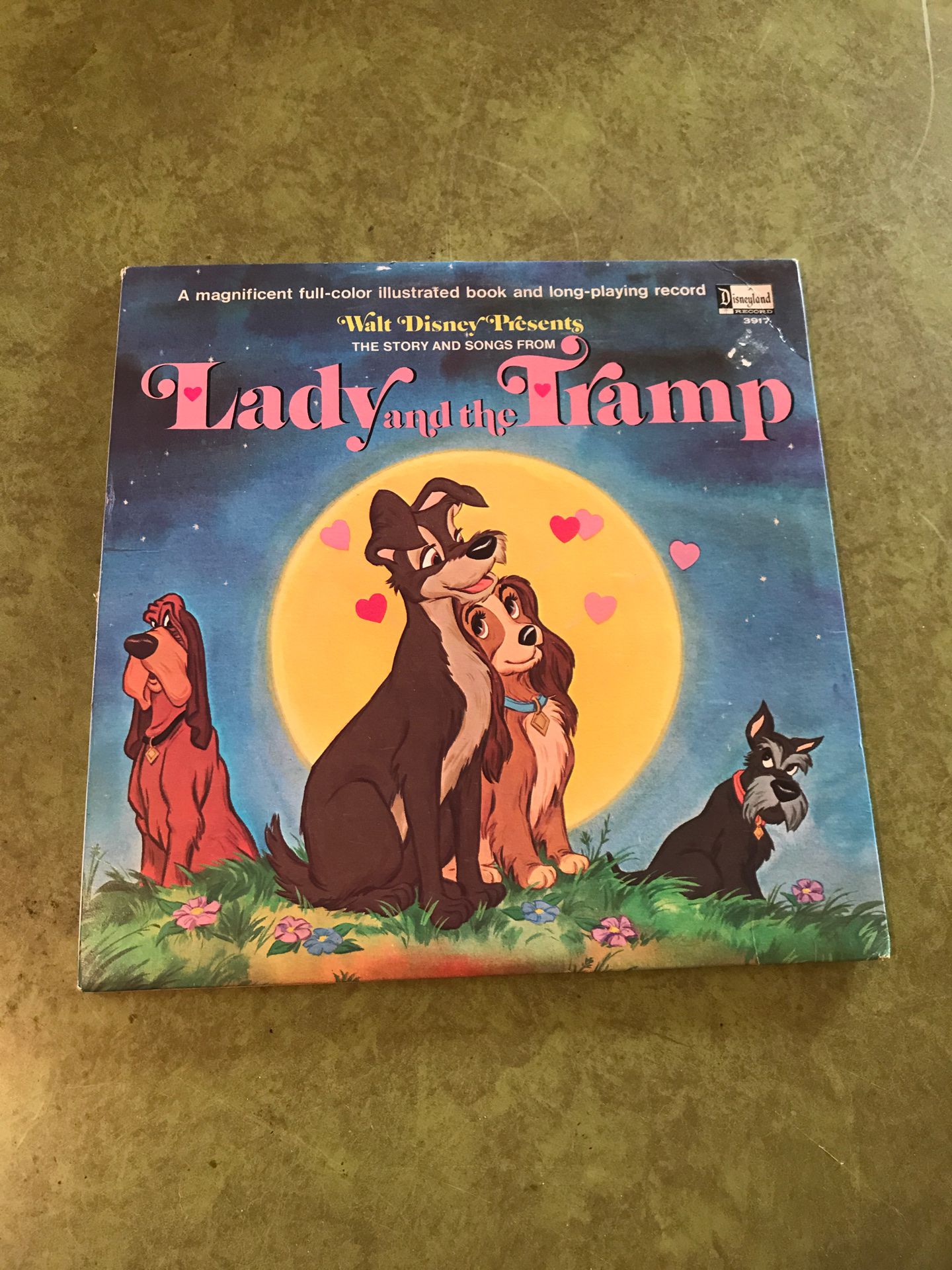 Walt Disney lady and the tramp record album