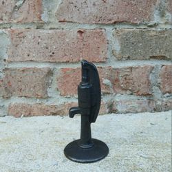 Vintage Cast Iron Water Pump Figurine 