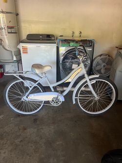 Light Blue Beach Cruiser Bike