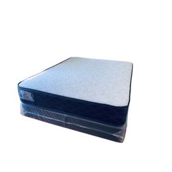 Queen Size Thick With Box Spring Brand New Delivery 🚚 Available 