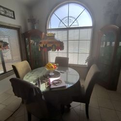 48 Inch Round Dining Table With Four Chairs