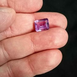 Natural Cut Purple Amethyst Gemstone