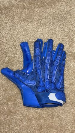 Rivel Blue Football Gloves