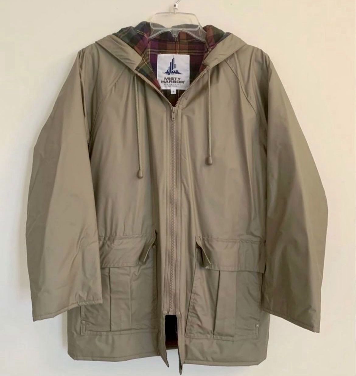 Misty Harbor Hooded Raincoat w/Flannel Lining