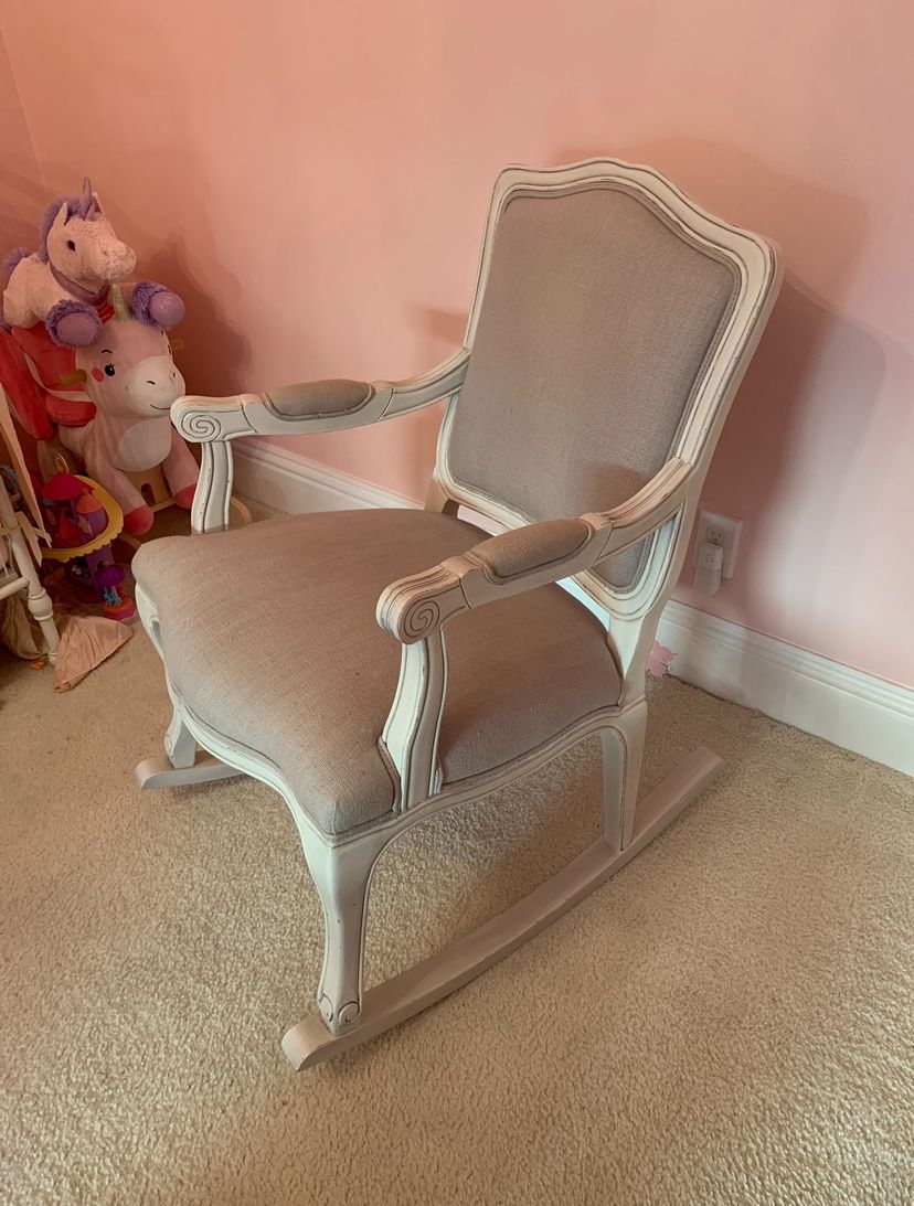 Restoration hardware French venetian, rocking chair, mint condition
