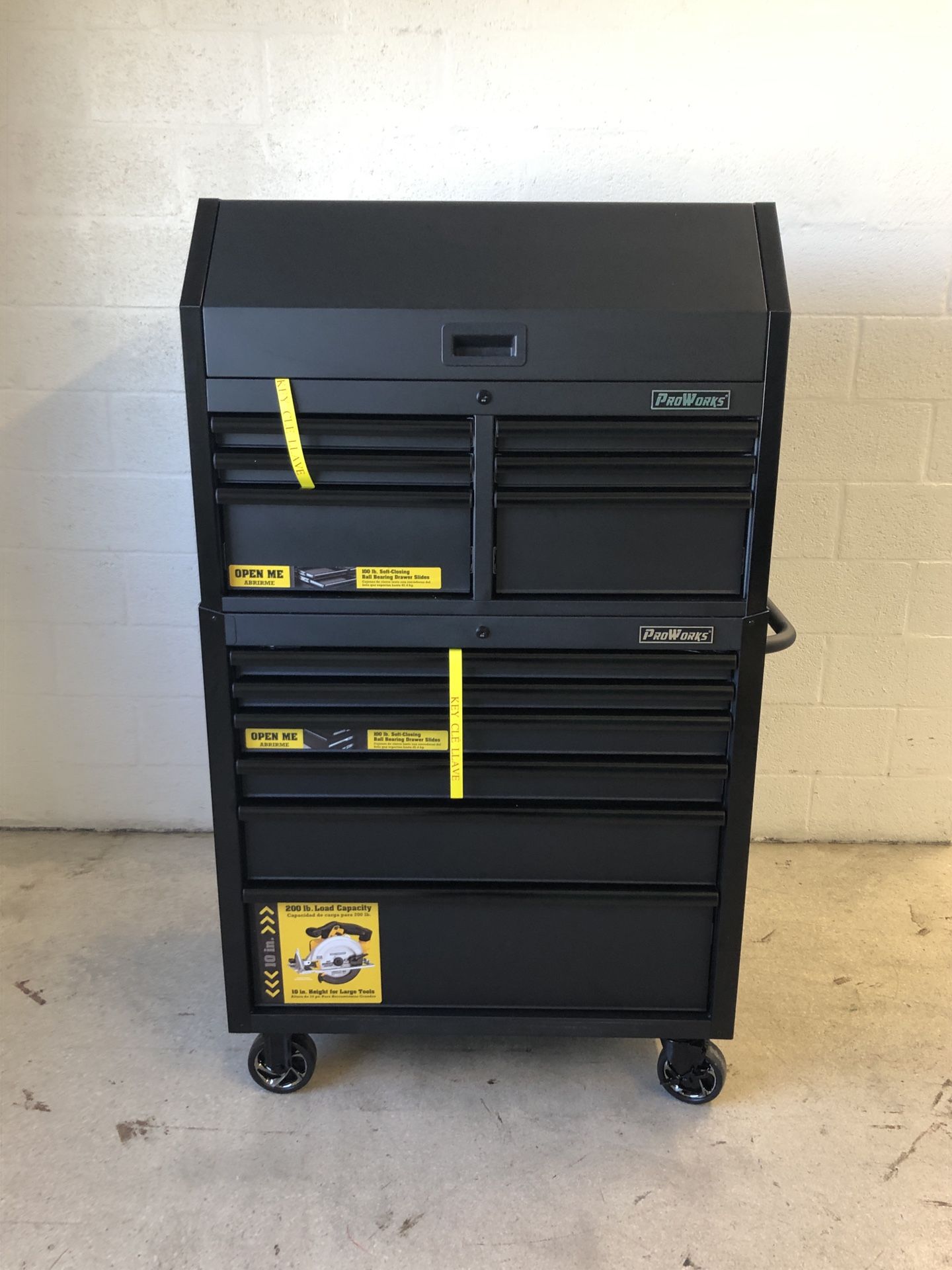 Proworks Brand New 36” 2-piece tool box, tool chest, Tool Cabinet, Tool ...