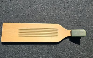 Vintage Wood Fish Filet - Metal Clamp
