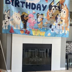 Bluey Birthday Banner