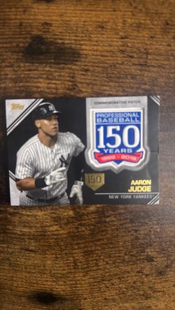 Aaron Judge 150 Years Topps Card