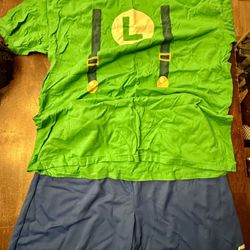 Mens Luigi Shirt & Shorts  