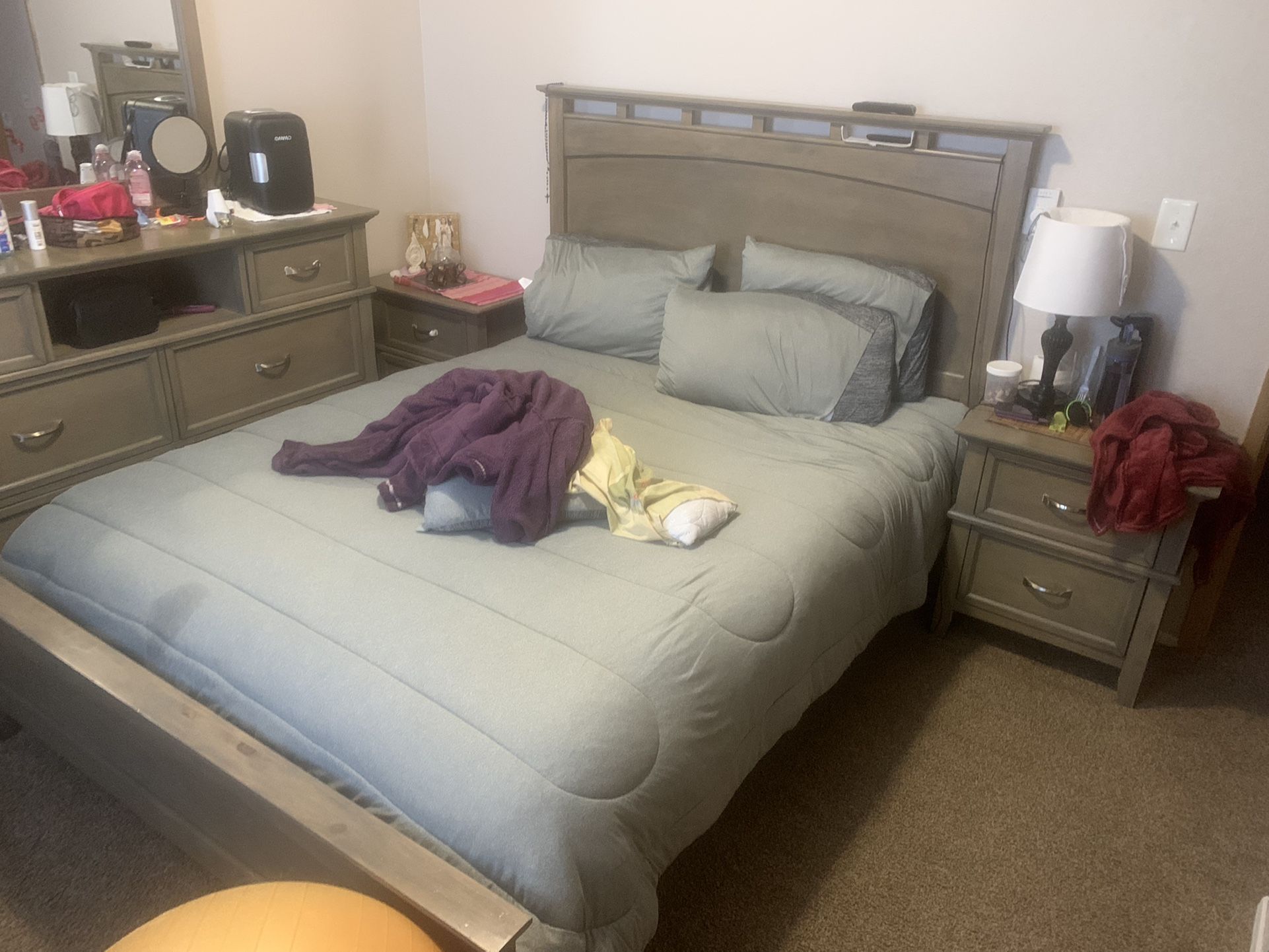 Queen Bed Frame Only. No Mattress