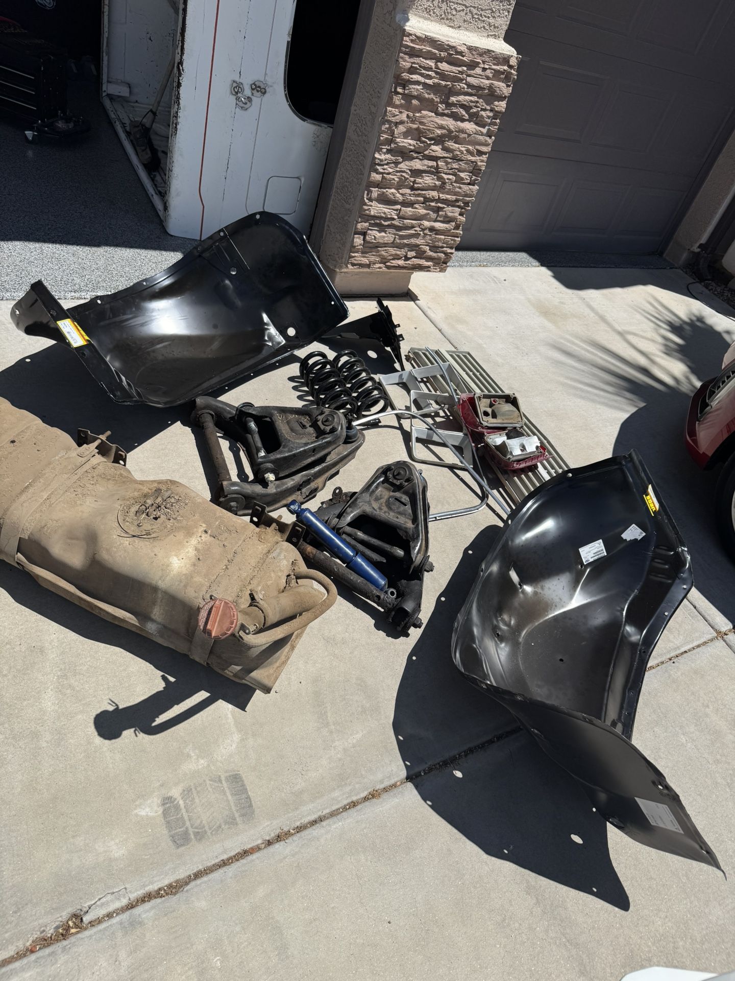 Free Must Take Everything Today Miscellaneous parts off 1983 Chevy C 10 pick up must take everything