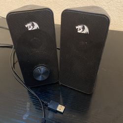 Twin Mini Speakers (LED)