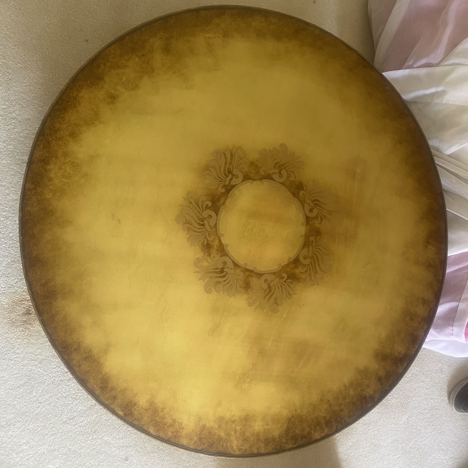 MCM Italian Gold Leaf Coffee Table