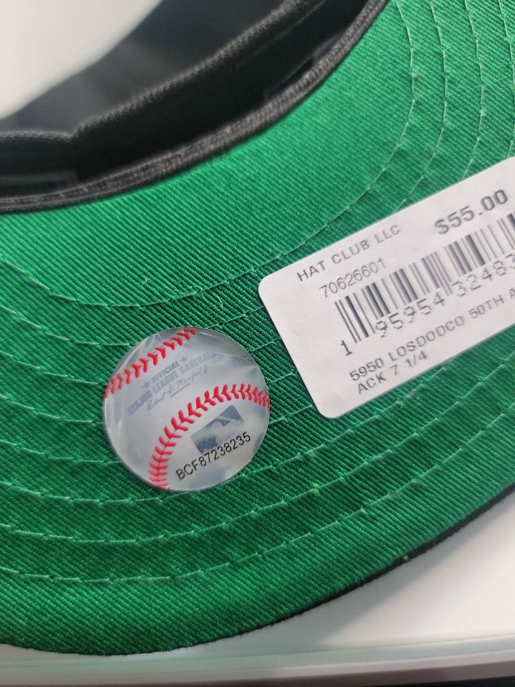 Hat Club Black Dome Los Angeles Dodgers Black And Green Visor Size 7 5/8  for Sale in Alhambra, CA - OfferUp