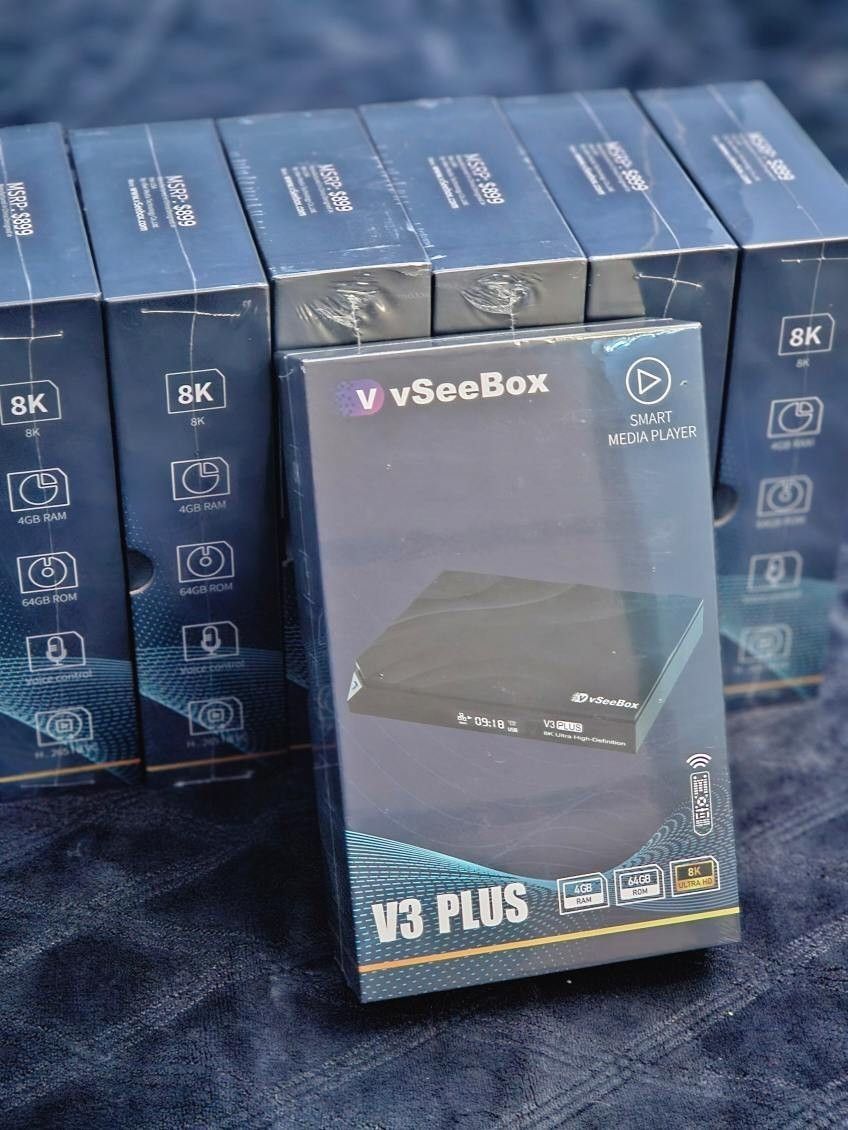 vSeeBox V3 Plus Newest Version 2024 (Message For A Better Price, Minimum Retail Is 359 But We Can Negotiate!) (30% Faster Than V3 Pro)