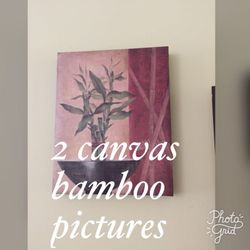Bamboo Pictures -set of 2