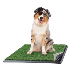 Pet Adobe Artificial Grass Potty Trainer Dog Mat, Medium, 4-Layer