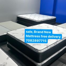 Huge sale for Mattress And Box Twin size mattress and box 150.$ full 190$ Queen 200$ king 290$. free delivery free set up 708….280….7715… cash or Zell