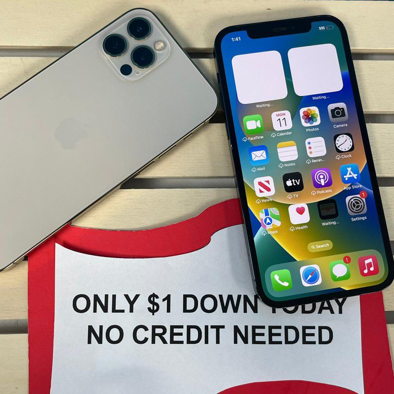 Apple IPhone 12 Pro Max -PAYMENTS AVAILABLE-$1 Down Today 