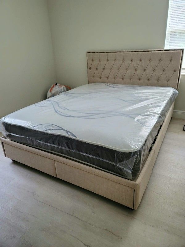 NEW QUEEN-SIZE MATTRESS AND BOX SPRING 🆕️