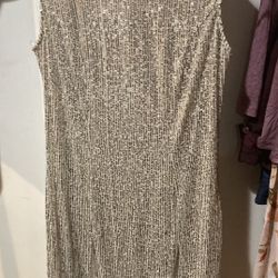 Gold Sequin Dress