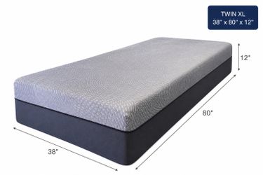 Twin XL New Mattress Cooling Hybrid medium feel