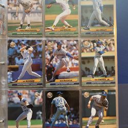 1992 Fleer Ultra Baseball Complete Set Series 1 & 2 #1-600 In Binder Mint Ryan Griffey 