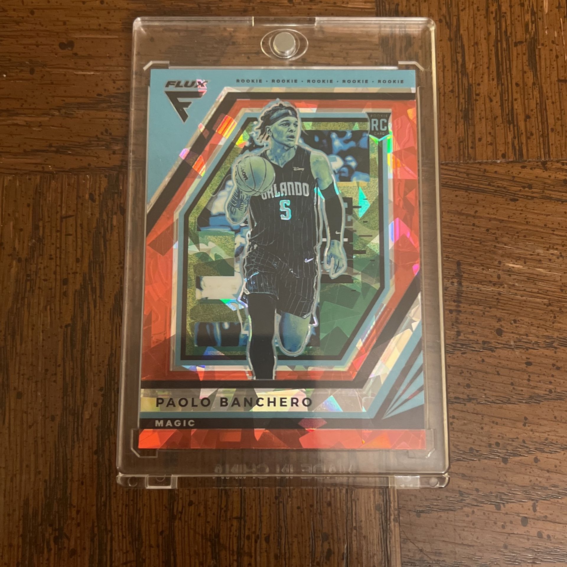 Paolo Banchero Rookie Red Cracked Ice Panini Flux
