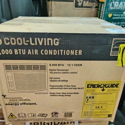 New 6,000 BTU Cool.Living Ac Unit 