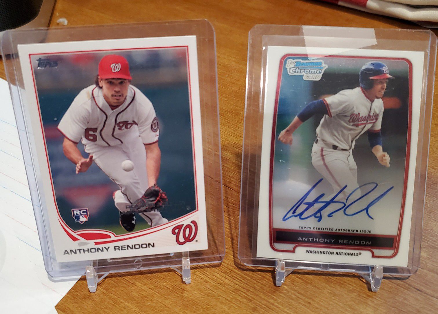 Anthony Rendon auto rookie PLUS 2nd rookie