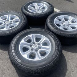 Factory 17” 6 lug Toyota rims & tires ~ Tacoma 4Runner Fj cruiser older tundra t100 etc